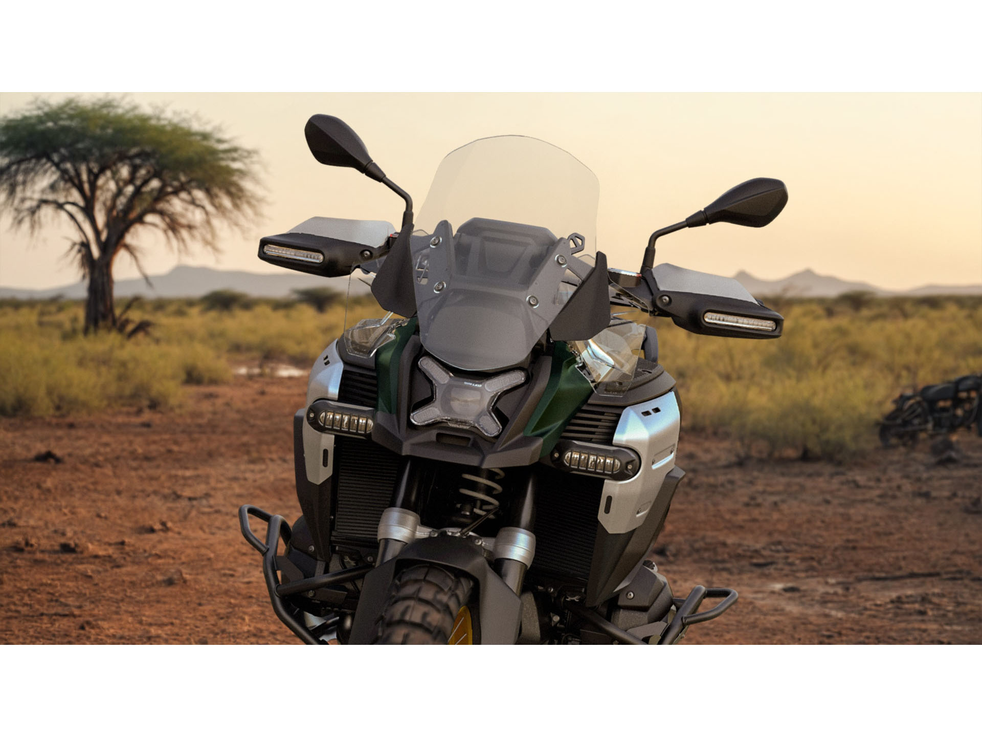 2026 BMW R 1300 GS Adventure Aurelius Green Metallic Matte